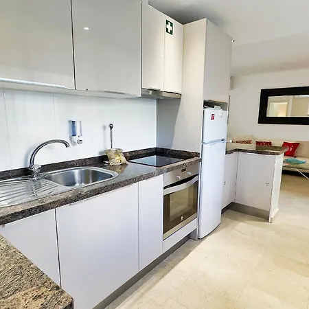 Two Bedroom On The Second Line Of The In Marbella.