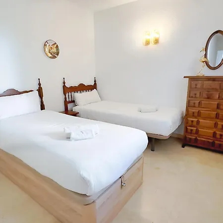 Two Bedroom On The Second Line Of The In Marbella.