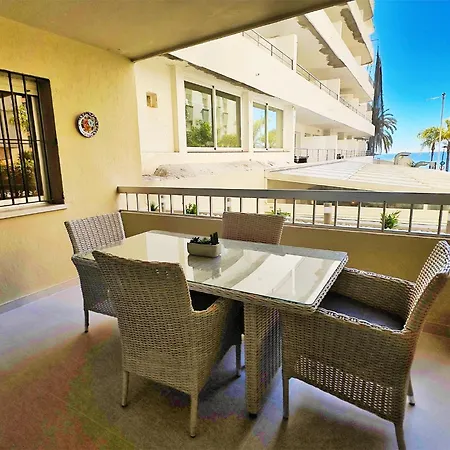 Two Bedroom On The Second Line Of The In Marbella.