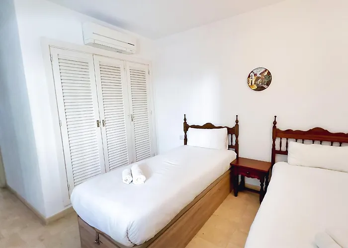 Two Bedroom On The Second Line Of The In Marbella.